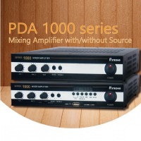PDA 1000 系列有源/无源的D类公共广播混频放大器